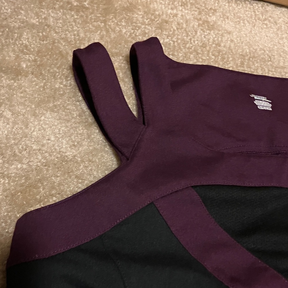 Jockey Black and Purple Colorblock Tank Top - Picture 3 of 11